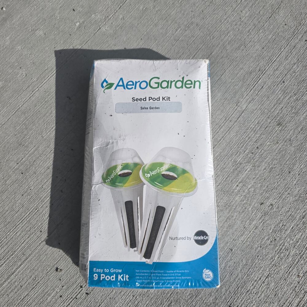 NIB Aerogarden seed 7 pod Salsa Garden Kit sell by 01/31/2024